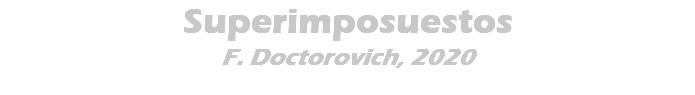 Superimposuestos F. Doctorovich, 2020