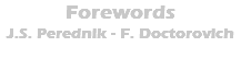 Forewords J.S. Perednik - F. Doctorovich