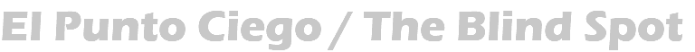 El Punto Ciego / The Blind Spot